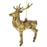 Set 2 ornamente brad Ren auriu antichizat Set 2 ornamente brad Ren auriu antichizat