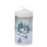 Lumanare decor Snowing 7 x 14 cm Lumanare decor Snowing 7 x 14 cm