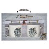 Set 2 cani cu lingurita si capac din ceramica Tastes must be different - Romantic Home