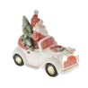 Masinuta din ceramica decor cu LED Santa 18 cm x 15 cm - Romantic Home Masinuta din ceramica decor cu LED Santa 18 cm x 15 cm - Romantic Home
