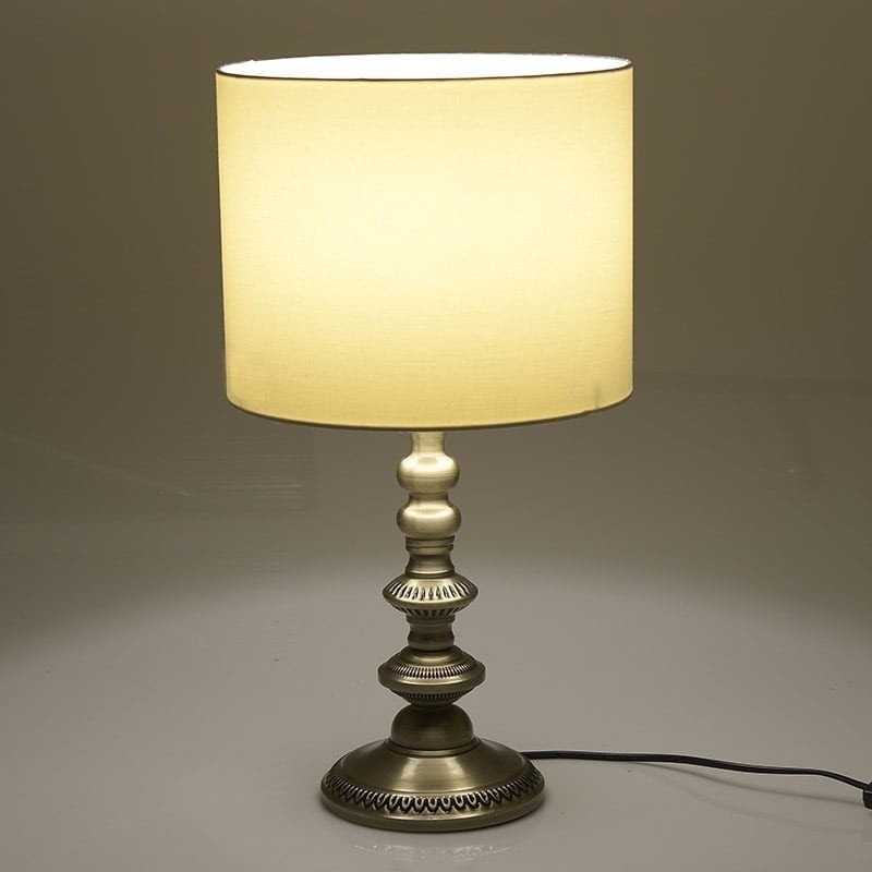 Veioza metalica Golden Ivory 28 cm x 48 cm - Romantic Home Veioza metalica Golden Ivory 28 cm x 48 cm - Romantic Home