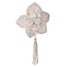 Set 2 Xmas Flower Cream Velvet 24 x 45 cm - Romantic Home Set 2 Xmas Flower Cream Velvet 24 x 45 cm - Romantic Home