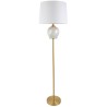 Lampadar Pearl Gold din metal si sticla 38 cm x 169 cm-Veioze Lampadar Pearl Gold din metal si sticla 38 cm x 169 cm-Veioze