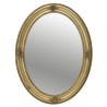 Oglinda perete Antique Gold din lemn ovala 64 x 84 cm Oglinda perete Antique Gold din lemn ovala 64 x 84 cm