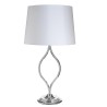 Veioza metalica Silver Modern 33 cm x 60 cm Veioza metalica Silver Modern 33 cm x 60 cm