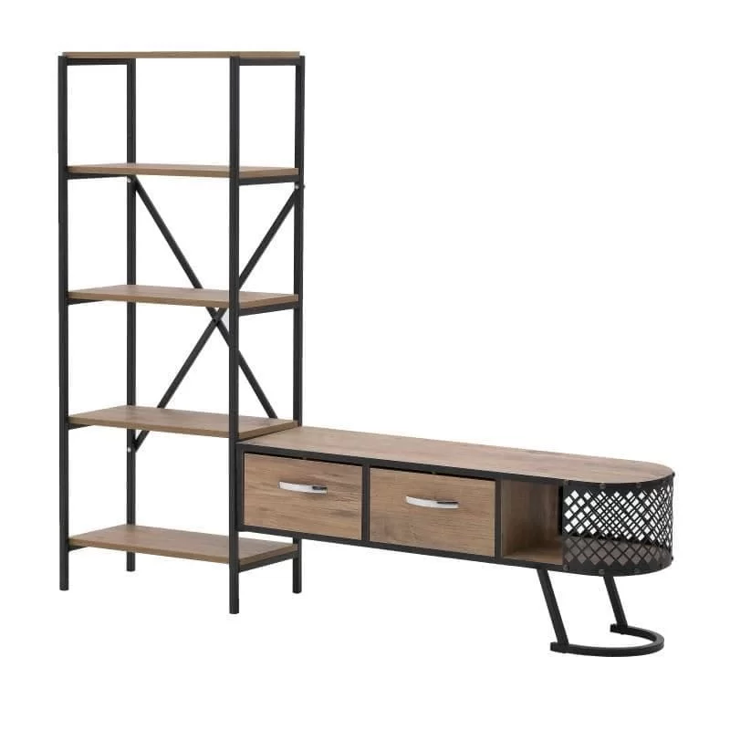 Stand TV cu rafturi Tower 180 x 150 cm Stand TV cu rafturi Tower 180 x 150 cm