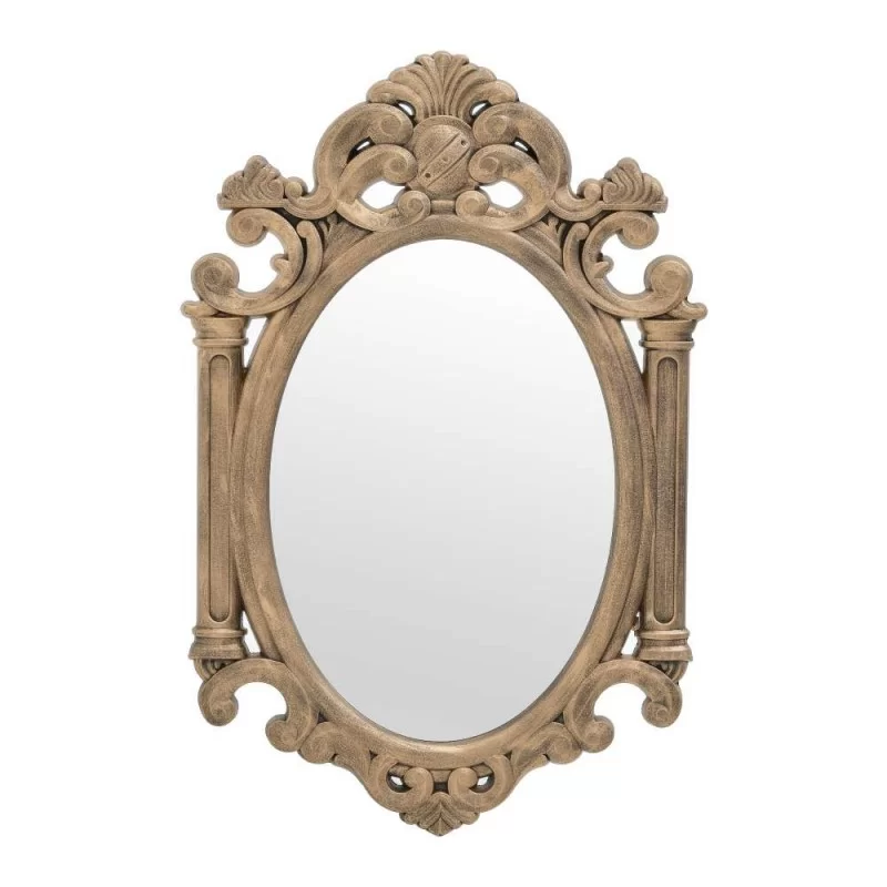 Oglinda perete din lemn Antique Gold 43 cm x 65 cm Oglinda perete din lemn Antique Gold 43 cm x 65 cm
