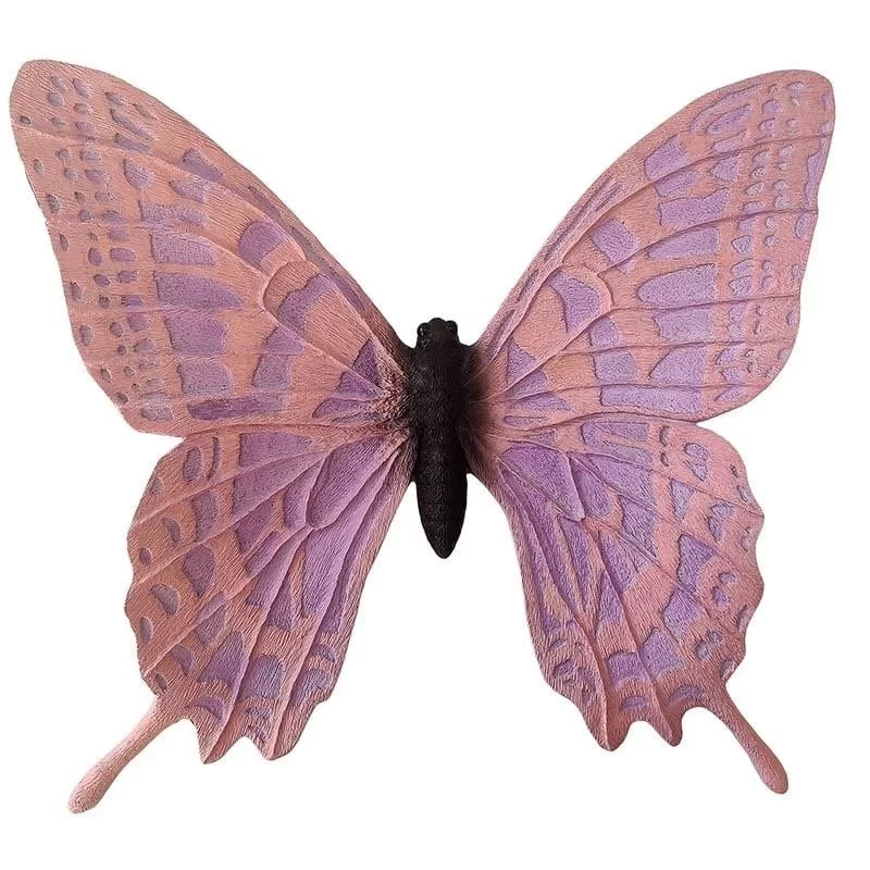 Decoratiune perete din rasina Butterfly Pink Purple 42 cm x 39 cm