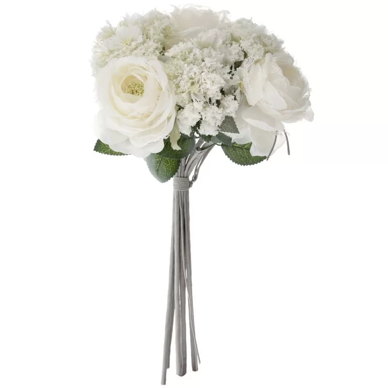 Buchet White Roses 40 cm