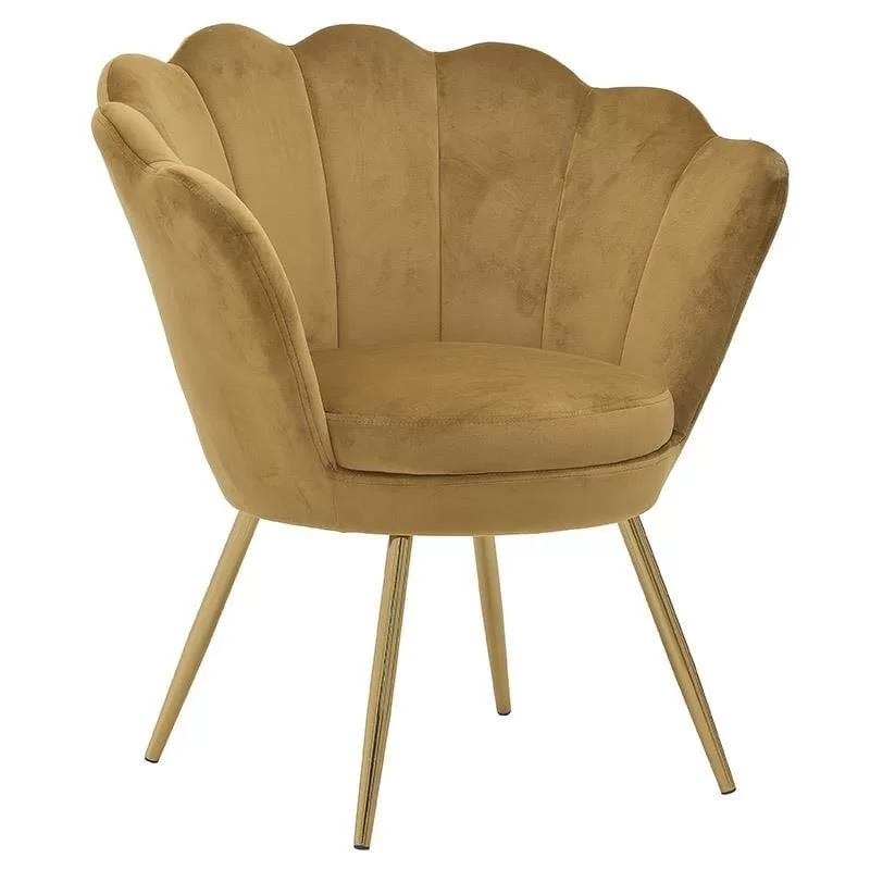 Fotoliu Golden Velvet 76cm x 60cm x 80cm Fotoliu Golden Velvet 76cm x 60cm x 80cm