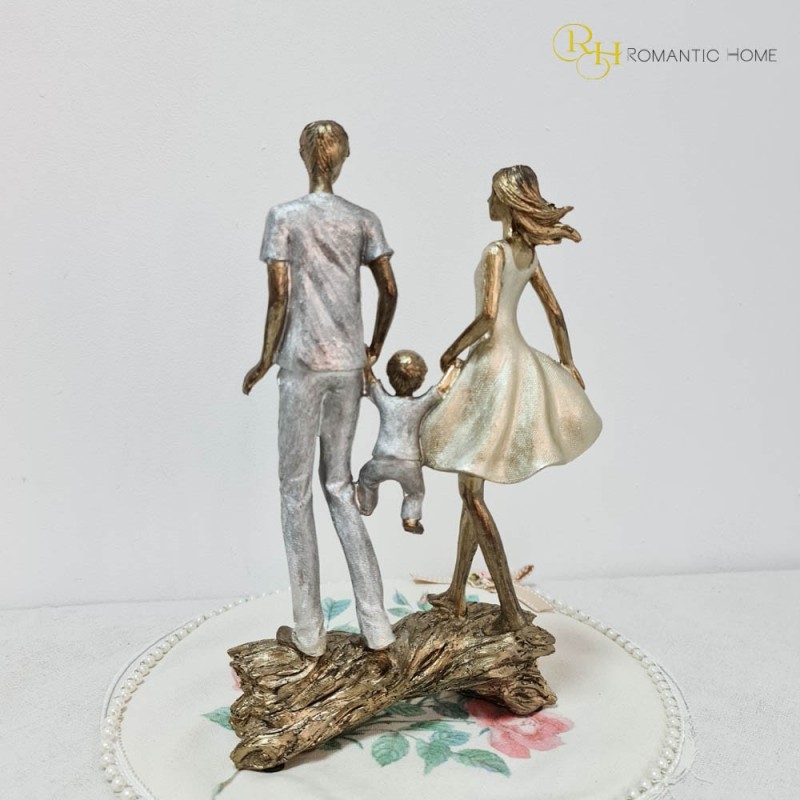 Figurina Family din rasina 17 cm x 28 cm - Romantic Home