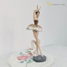 Balerina deco rasina 10.5cm x 10.5cm x 31cm - Romantic Home