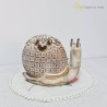 Melc decor din rasina 	20cm x 10cm x 15cm - Romantic Home