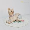Pisica decor din rasina 19 cm x 14 cm - Romantic Home