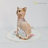 Pisica decor din rasina 11 cm x 20 cm - Romantic Home Pisica decor din rasina 11 cm x 20 cm - Romantic Home