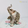 Elefanti decor din rasina Silver Golden 16cm x 11cm x 19cm - Romantic Home Elefanti decor din rasina Silver Golden 16cm x 11cm x 19cm - Romantic Home