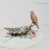 Decoratiune Parrot on a Leaf 22 cm x 15 cm - Romantic Home