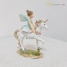Figurina Fairy on Unicorn din rasina 11 cm x 14 cm - Romantic Home