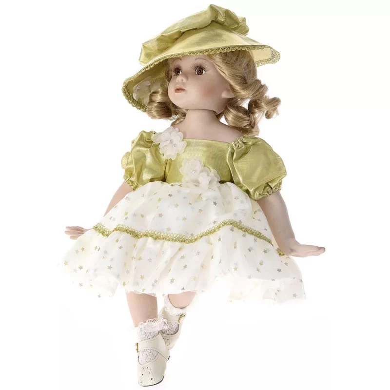 Papusa portelan Gold 46 cm Papusa portelan Gold 46 cm