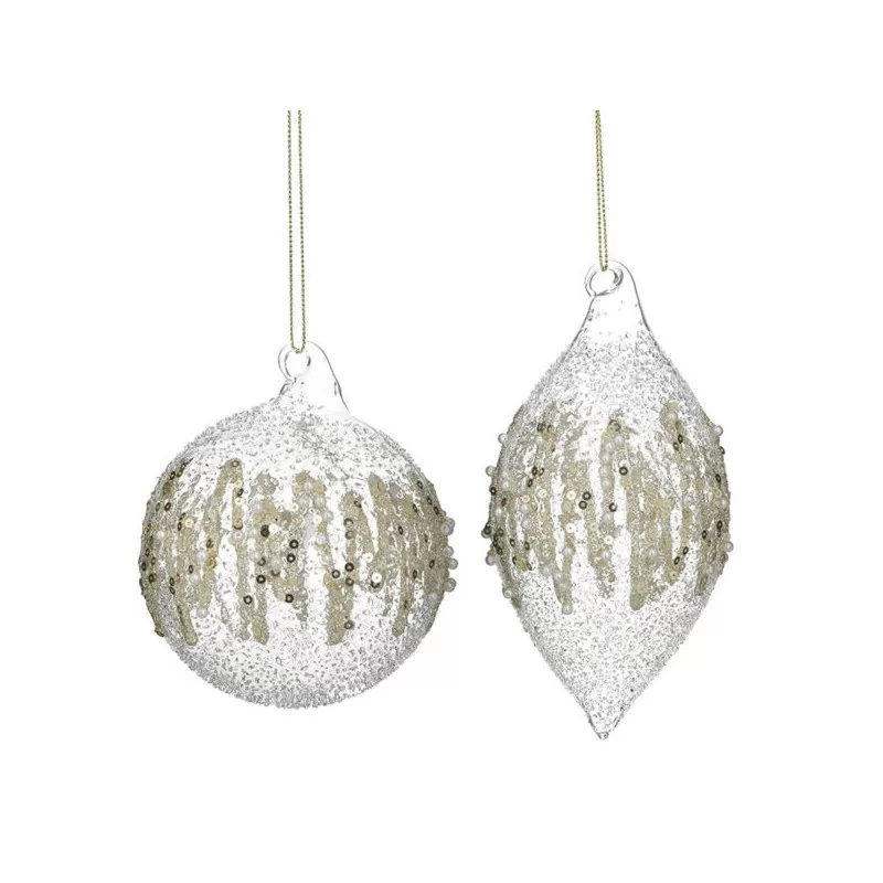 Set 6 ornamente Golden 16 cm Set 6 ornamente Golden 16 cm