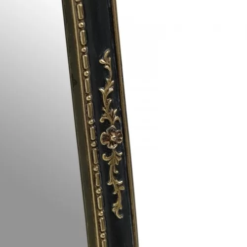 Oglinda perete din rasina Black Gold 30 cm x 55 cm