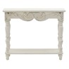 Consola din lemn Antique Cream 106 x 40 x 86 cm - Romantic Home
