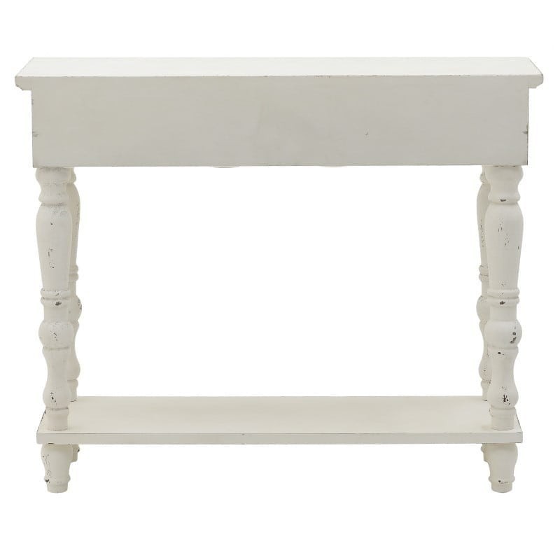Consola din lemn Antique Cream 106 x 40 x 86 cm - Romantic Home