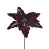 Set 2 Xmas Flowers Burgundy Gold 66 cm Set 2 Xmas Flowers Burgundy Gold 66 cm