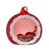 Set 2 ornamente brad din sticla Red Mushrooms 8 cm Set 2 ornamente brad din sticla Red Mushrooms 8 cm