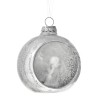 Set 2 ornamente brad din sticla Angel Silver 8 cm - Romantic Home Set 2 ornamente brad din sticla Angel Silver 8 cm - Romantic Home
