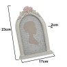 Rama foto din rasina White Pink 13 cm x 18 cm - Romantic Home