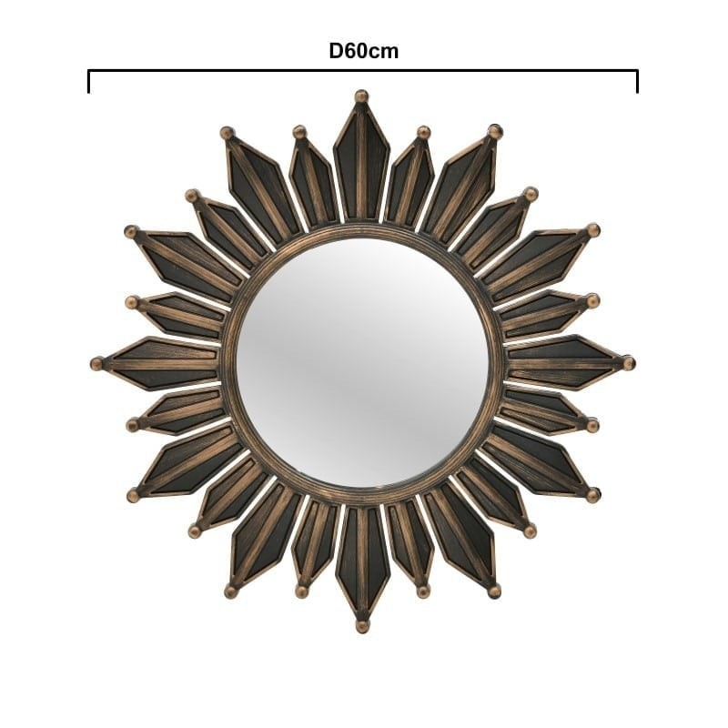 Oglinda perete Sun Romantic 60 cm - Romantic Home Oglinda perete Sun Romantic 60 cm - Romantic Home