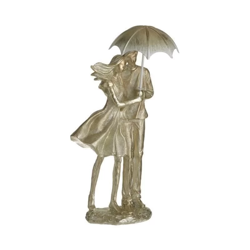 Figurina rasina Couple under Umbrella 28 cm