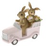 Figurina din rasina Rabbits in car 14 cm x 12 cm Figurina din rasina Rabbits in car 14 cm x 12 cm