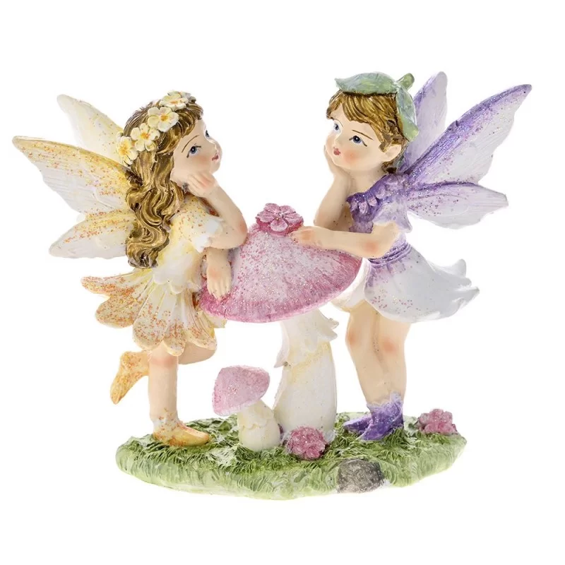 Figurina din rasina Fairies 11 x 9 cm