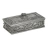 Cutie de bjuterii din rasina Antique Silver 19 cm Cutie de bjuterii din rasina Antique Silver 19 cm