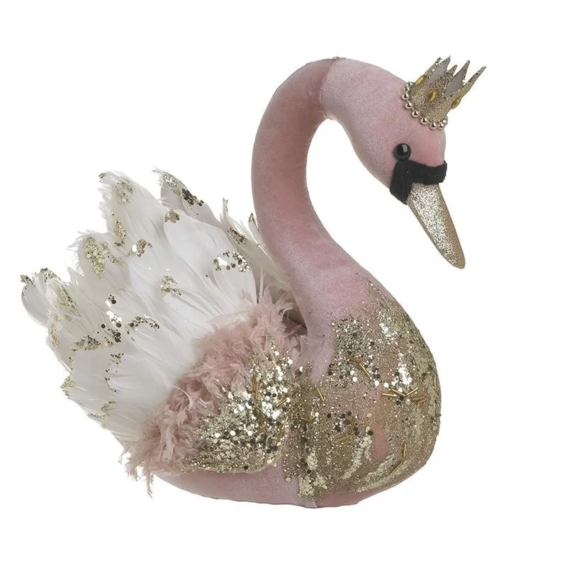 Lebada decor Golden Pink 32 cm Lebada decor Golden Pink 32 cm