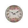 Ceas de perete MDF Pink Flowers 34 cm