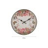 Ceas de perete MDF Pink Flowers 34 cm - Romantic Home