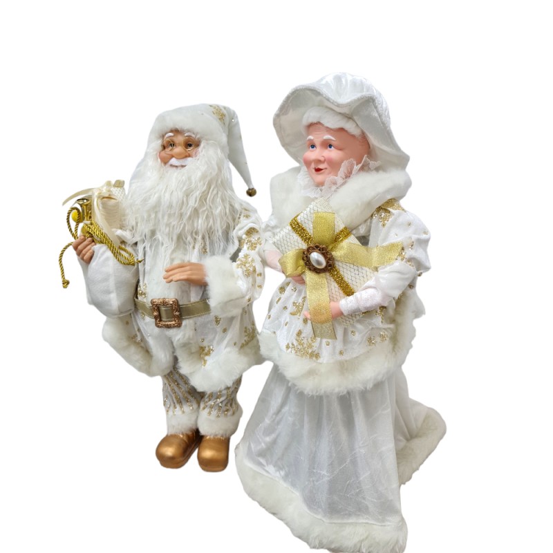 Set Mr and Mrs Santa 65 cm - Romantic Home Set Mr and Mrs Santa 65 cm - Romantic Home