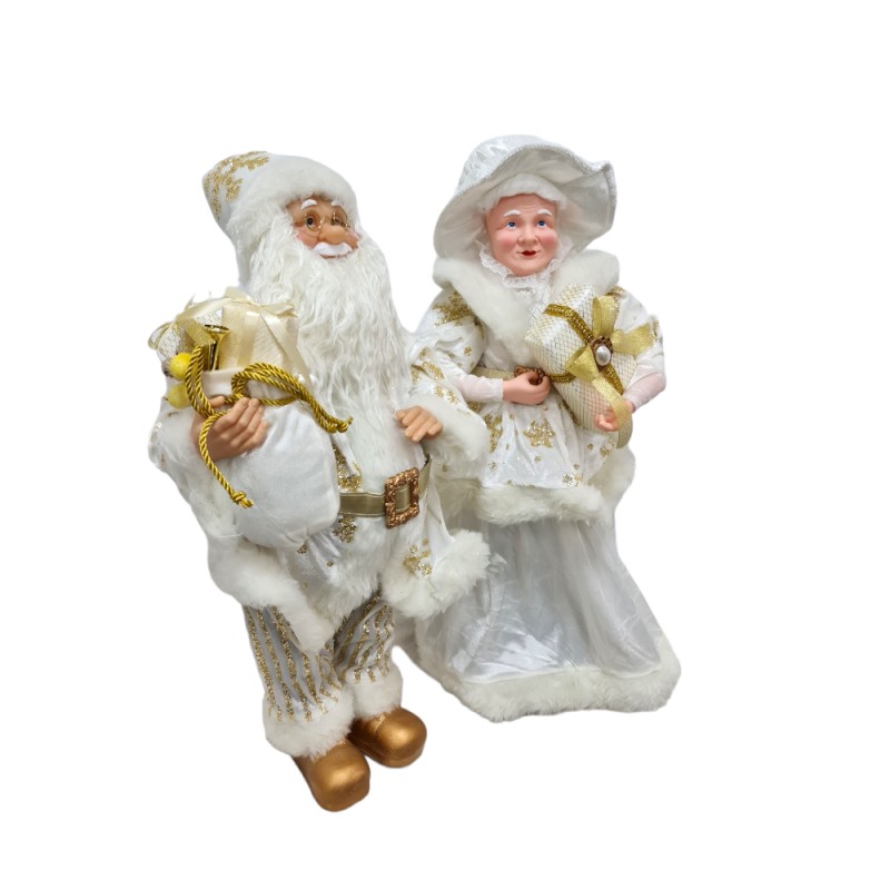 Set Mr and Mrs Santa 65 cm - Romantic Home Set Mr and Mrs Santa 65 cm - Romantic Home