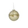 Set 6 globuri din sticla Cream Golden 10 cm - Romantic Home Set 6 globuri din sticla Cream Golden 10 cm - Romantic Home
