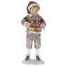 Figurina rasina Xmas Boy 11 cm x 16 cm - Romantic Home Figurina rasina Xmas Boy 11 cm x 16 cm - Romantic Home