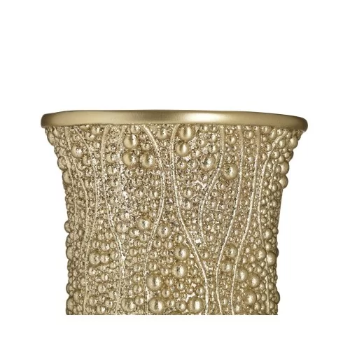 Vaza din rasina Golden Champagne 14 cm x 36 cm