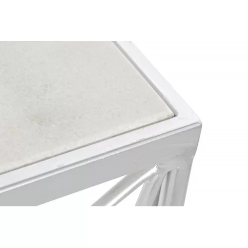 Consola Chic Silver Marble 100 cm x 78 cm