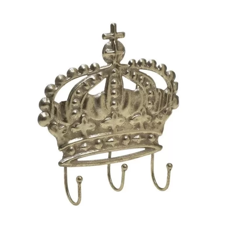 Cuier metalic Golden Royal Crown 26 cm