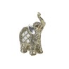Elefant decor din rasina Golden Silver 12 cm x 16 cm - Romantic Home Elefant decor din rasina Golden Silver 12 cm x 16 cm - Romantic Home