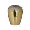 Vaza din ceramica Golden White 17 cm x 20 cm Vaza din ceramica Golden White 17 cm x 20 cm