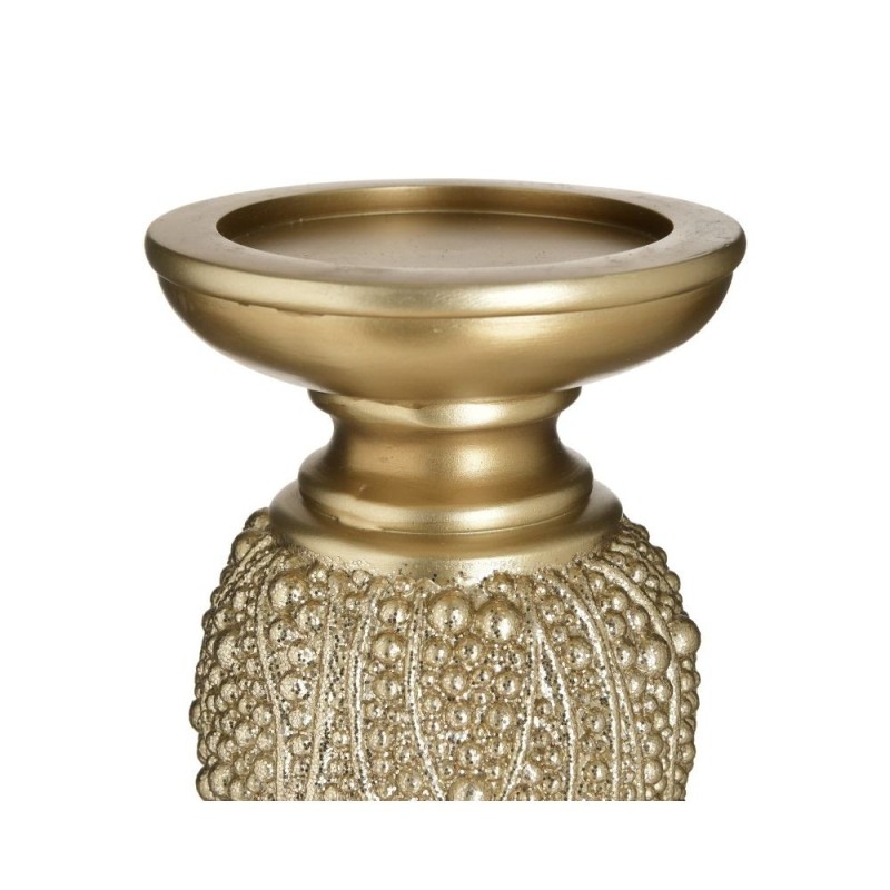 Suport lumanare din rasina Golden Champagne 12 cm x 31 cm - Romantic Home