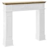 Decor semineu cadru White Wood 112 cm x 21 cm x 102 cm Decor semineu cadru White Wood 112 cm x 21 cm x 102 cm